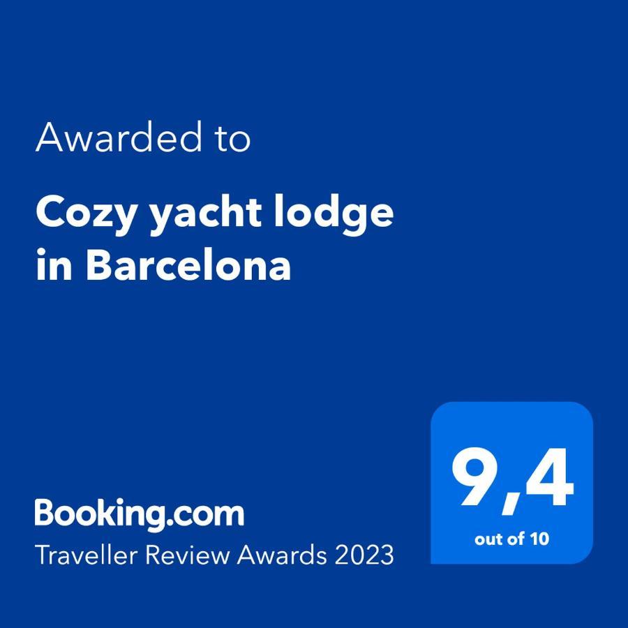 Cozy Yacht Lodge In Barcelona With Boat Tour Option Sant Adria de Besos Exteriér fotografie
